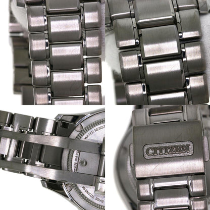CITIZEN Round Face Perpetual Calendar Watches CTQ57-0952 A660-T006892 Titanium/Titanium mens