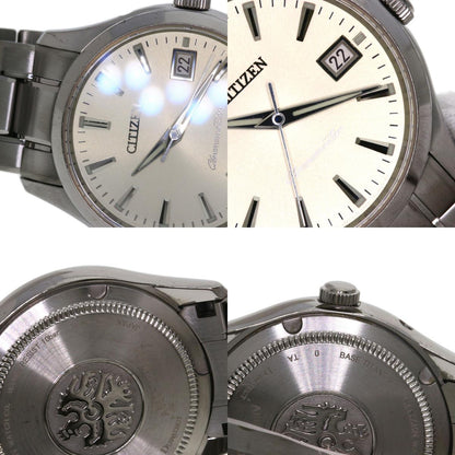 CITIZEN Round Face Perpetual Calendar Watches CTQ57-0952 A660-T006892 Titanium/Titanium mens