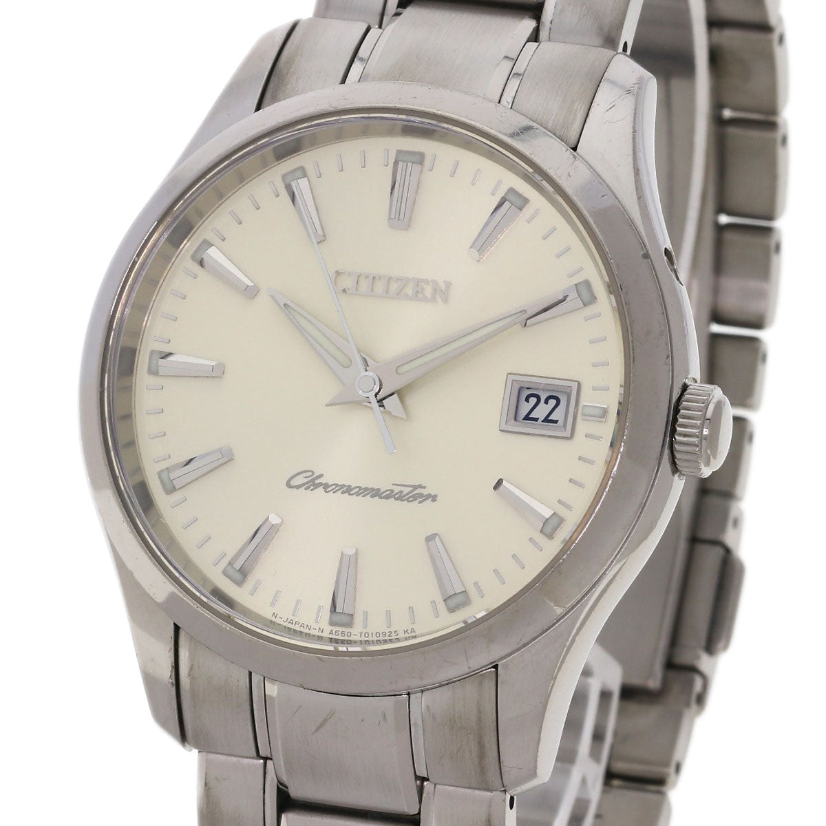 CITIZEN Round Face Perpetual Calendar Watches CTQ57-0952 A660-T006892 Titanium/Titanium mens
