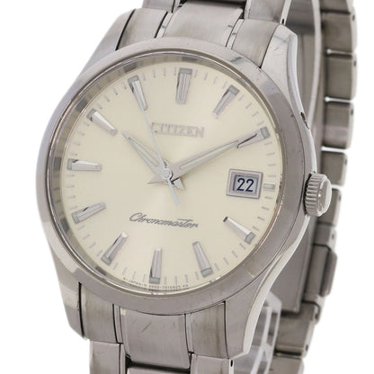 CITIZEN Round Face Perpetual Calendar Watches CTQ57-0952 A660-T006892 Titanium/Titanium mens