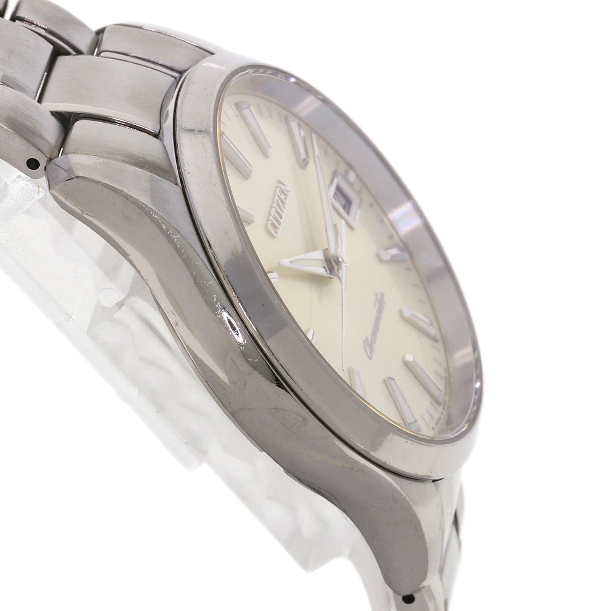 CITIZEN Round Face Perpetual Calendar Watches CTQ57-0952 A660-T006892 Titanium/Titanium mens