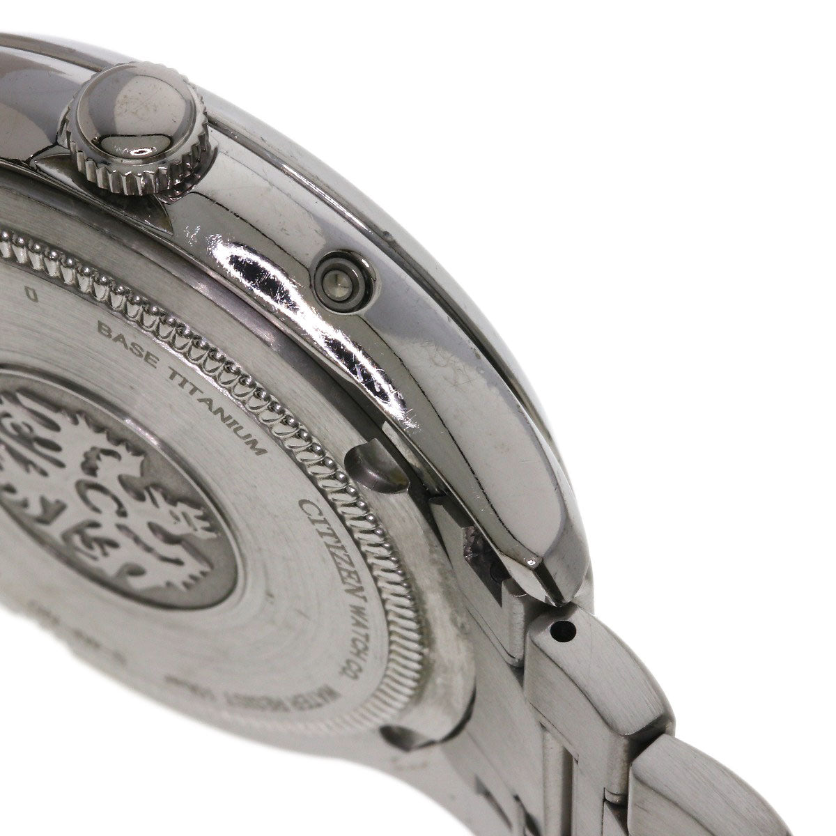 CITIZEN Round Face Perpetual Calendar Watches CTQ57-0952 A660-T006892 Titanium/Titanium mens