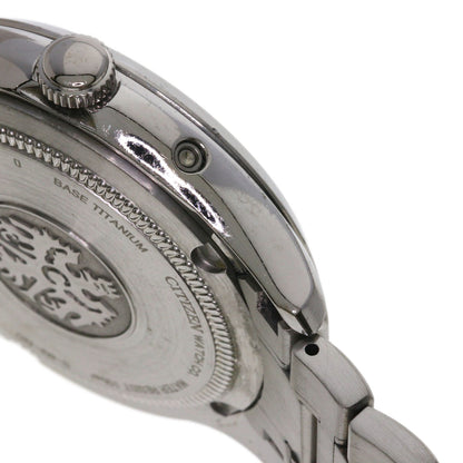 CITIZEN Round Face Perpetual Calendar Watches CTQ57-0952 A660-T006892 Titanium/Titanium mens