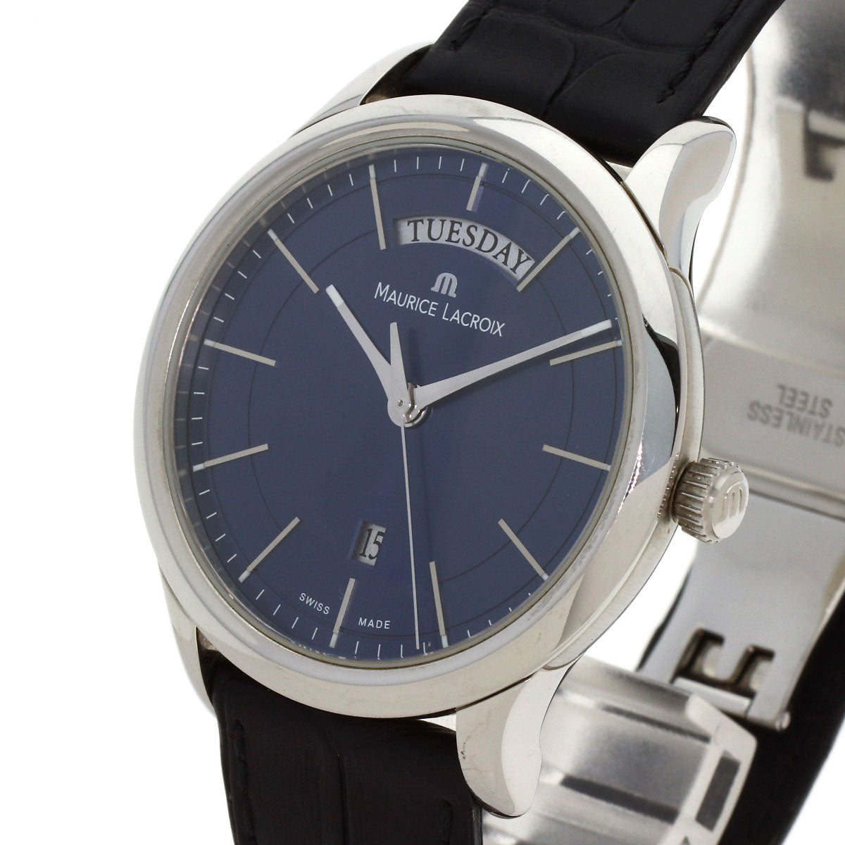 MAURICE LACROIX Les Classics Watches Stainless Steel/Leather mens