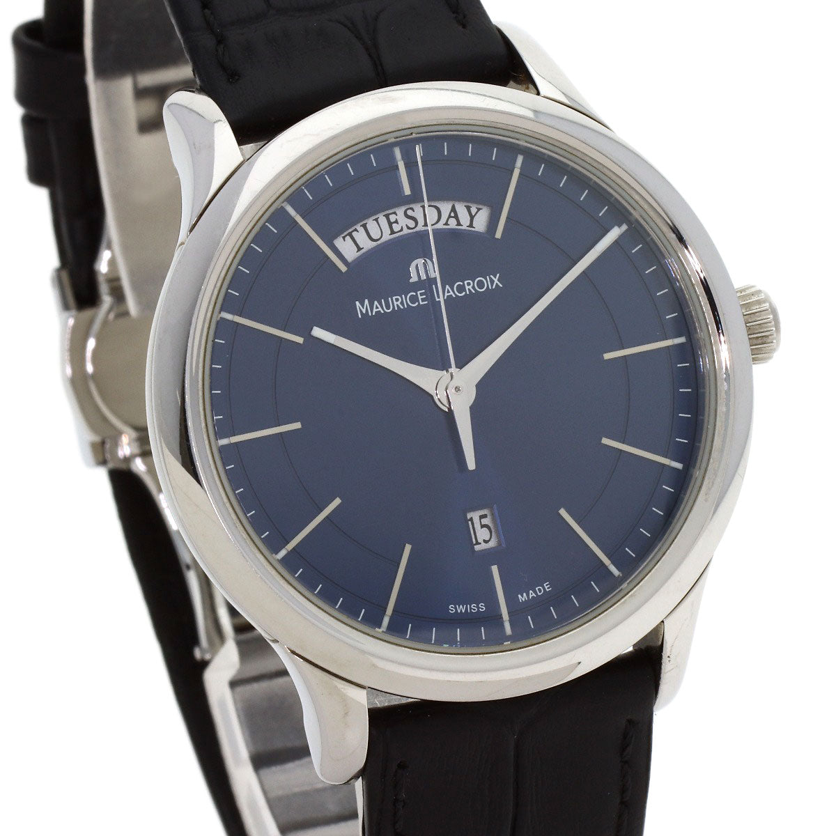 MAURICE LACROIX Les Classics Watches Stainless Steel/Leather mens