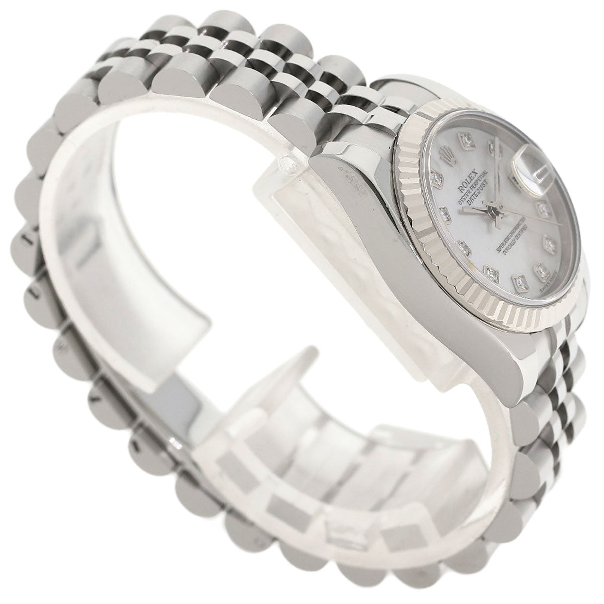 ROLEX DATEJUST 10P Diamond Watches 179174NG Stainless Steel/Stainless Steel Ladies