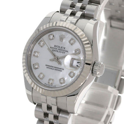 ROLEX DATEJUST 10P Diamond Watches 179174NG Stainless Steel/Stainless Steel Ladies