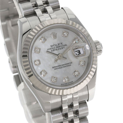 ROLEX DATEJUST 10P Diamond Watches 179174NG Stainless Steel/Stainless Steel Ladies