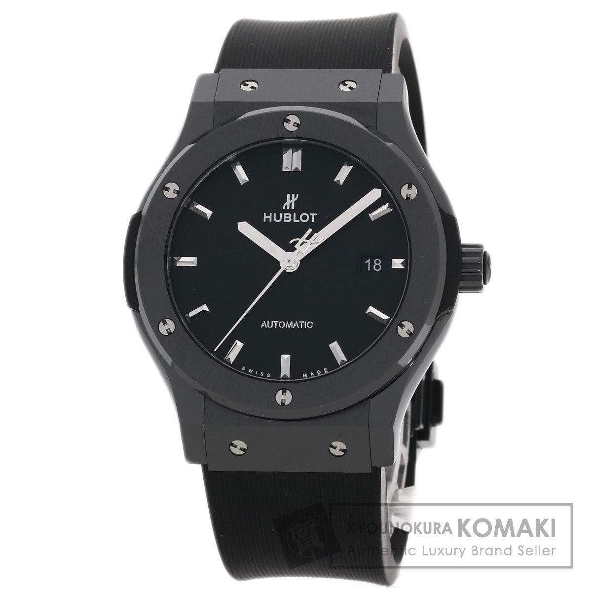 HUBLOT Classic fusion black magic Watches 542.CM.1171.RX Ceramic/Rubber mens