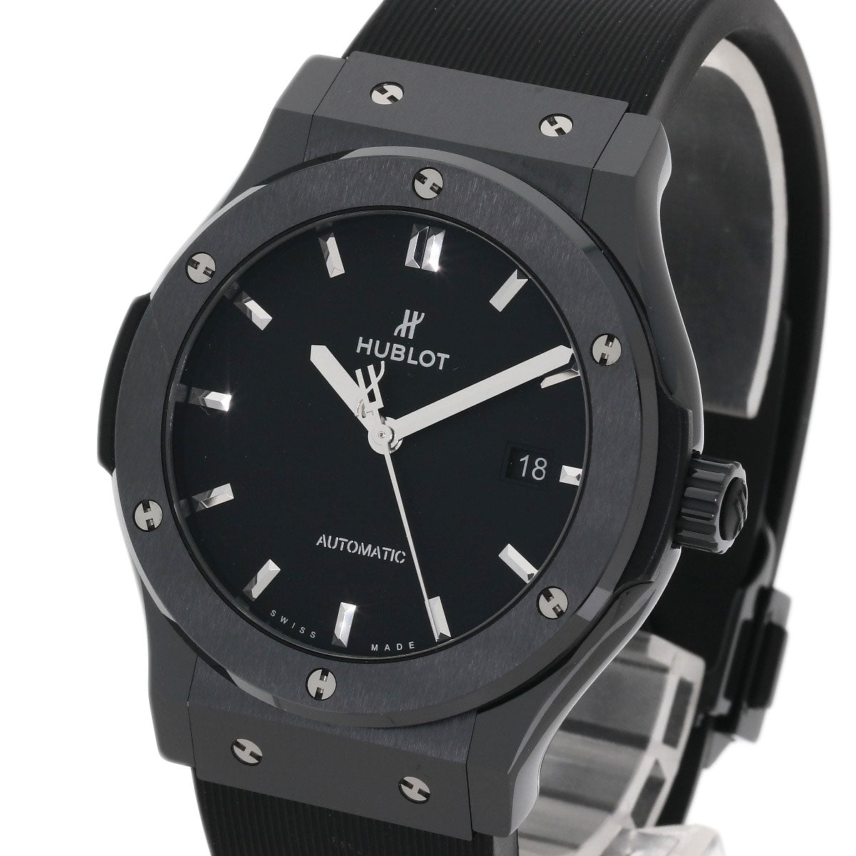 HUBLOT Classic fusion black magic Watches 542.CM.1171.RX Ceramic/Rubber mens