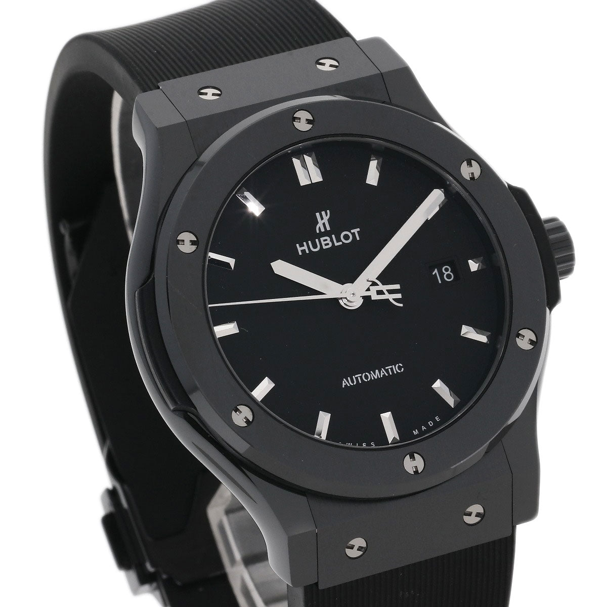 HUBLOT Classic fusion black magic Watches 542.CM.1171.RX Ceramic/Rubber mens
