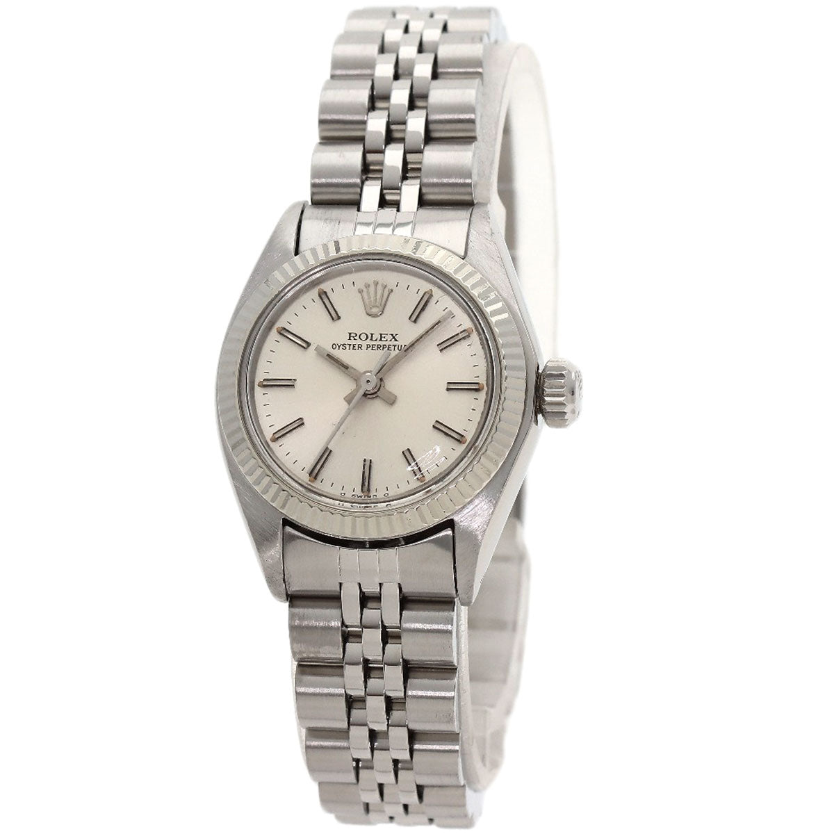 ROLEX Oyster Perpetual, 1972 Vintage Watches 6719 Stainless Steel/SSxK18WG Ladies
