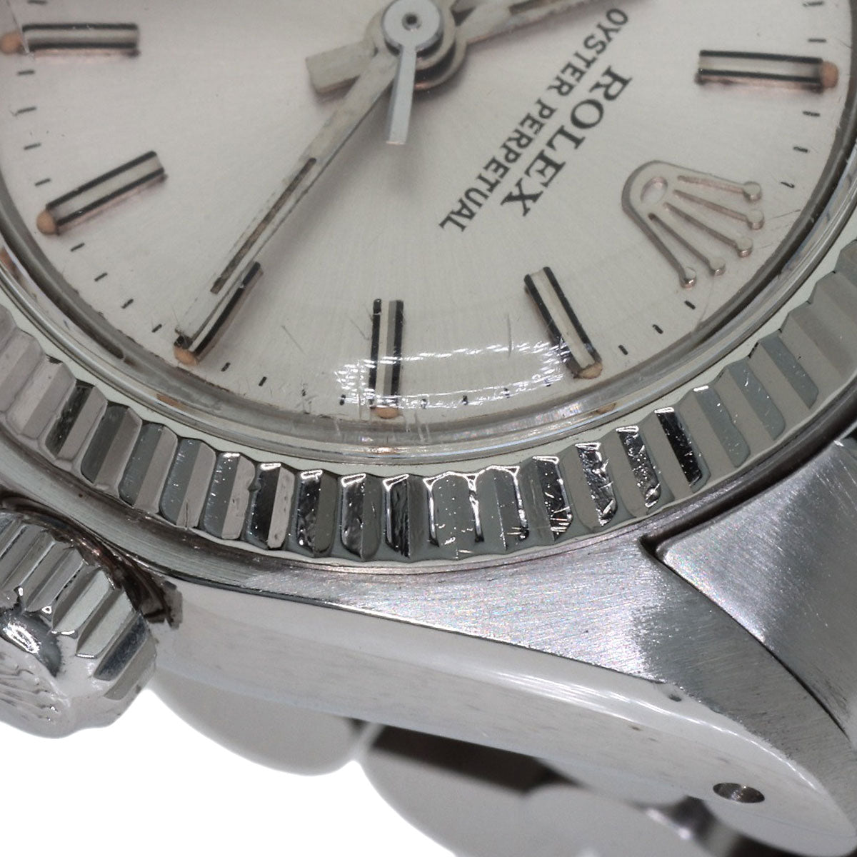 ROLEX Oyster Perpetual, 1972 Vintage Watches 6719 Stainless Steel/SSxK18WG Ladies