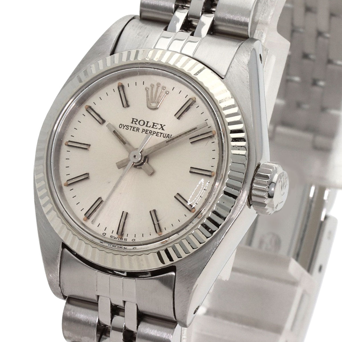 ROLEX Oyster Perpetual, 1972 Vintage Watches 6719 Stainless Steel/SSxK18WG Ladies