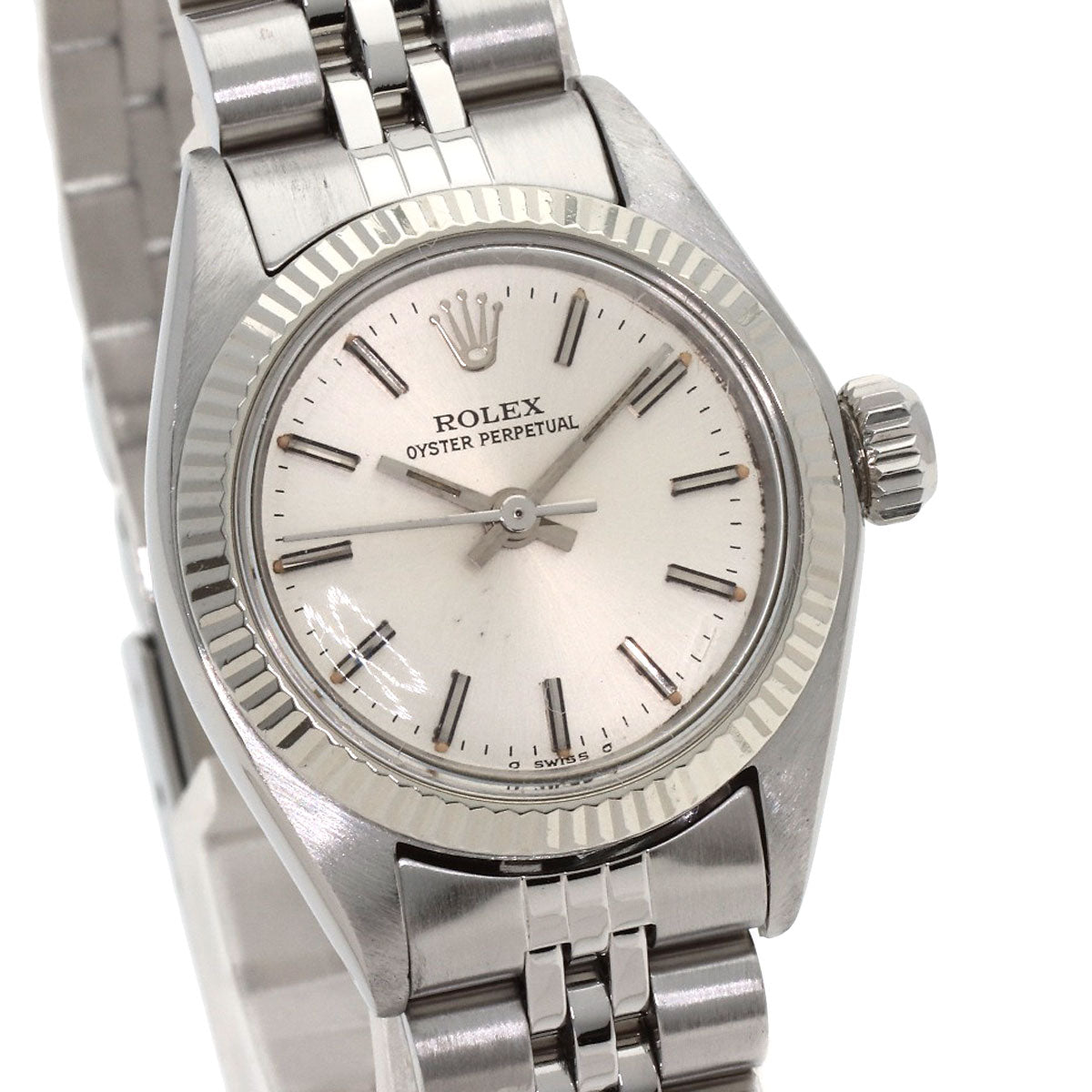 ROLEX Oyster Perpetual, 1972 Vintage Watches 6719 Stainless Steel/SSxK18WG Ladies