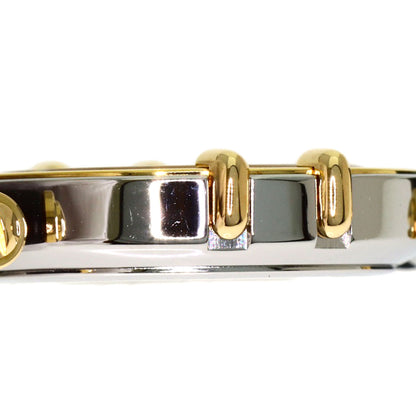 OMEGA Constellation Flat Bezel Diamond Watches Stainless Steel/Leather Ladies