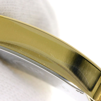 HERMES H watch Watches HH1.201 Gold Plated/Leather Ladies