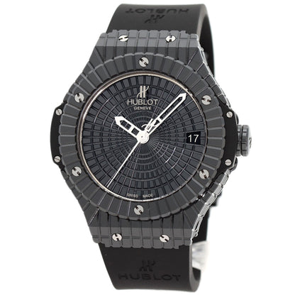 HUBLOT Big Bang Black Caviar Watches 346.CX.1800.RX Ceramic/Rubber mens