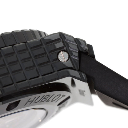 HUBLOT Big Bang Black Caviar Watches 346.CX.1800.RX Ceramic/Rubber mens