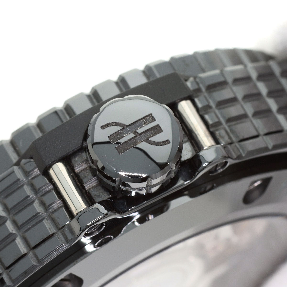 HUBLOT Big Bang Black Caviar Watches 346.CX.1800.RX Ceramic/Rubber mens