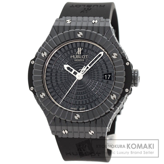 HUBLOT Big Bang Black Caviar Watches 346.CX.1800.RX Ceramic/Rubber mens
