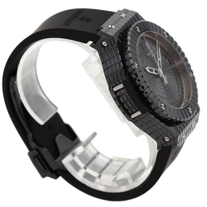 HUBLOT Big Bang Black Caviar Watches 346.CX.1800.RX Ceramic/Rubber mens
