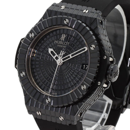 HUBLOT Big Bang Black Caviar Watches 346.CX.1800.RX Ceramic/Rubber mens