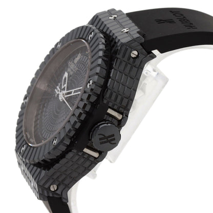 HUBLOT Big Bang Black Caviar Watches 346.CX.1800.RX Ceramic/Rubber mens