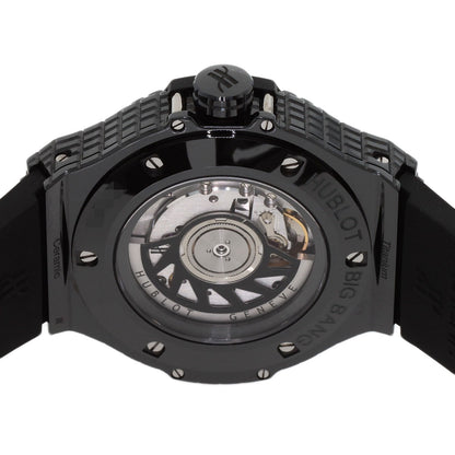 HUBLOT Big Bang Black Caviar Watches 346.CX.1800.RX Ceramic/Rubber mens