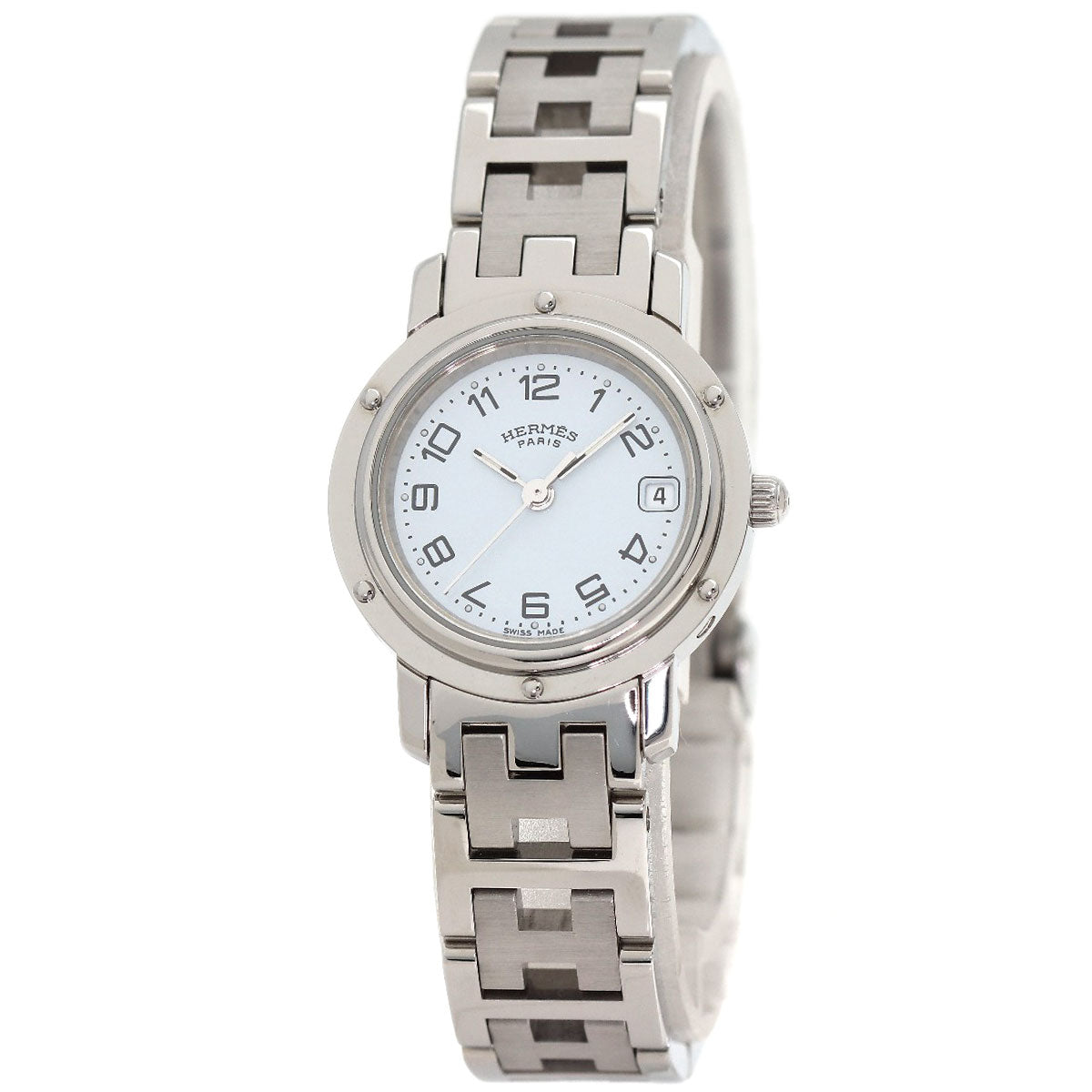 HERMES Clipper Watches CL4.210 Stainless Steel/Stainless Steel Ladies