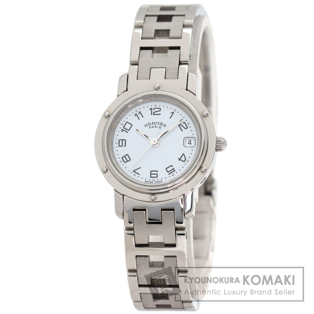 HERMES Clipper Watches CL4.210 Stainless Steel/Stainless Steel Ladies