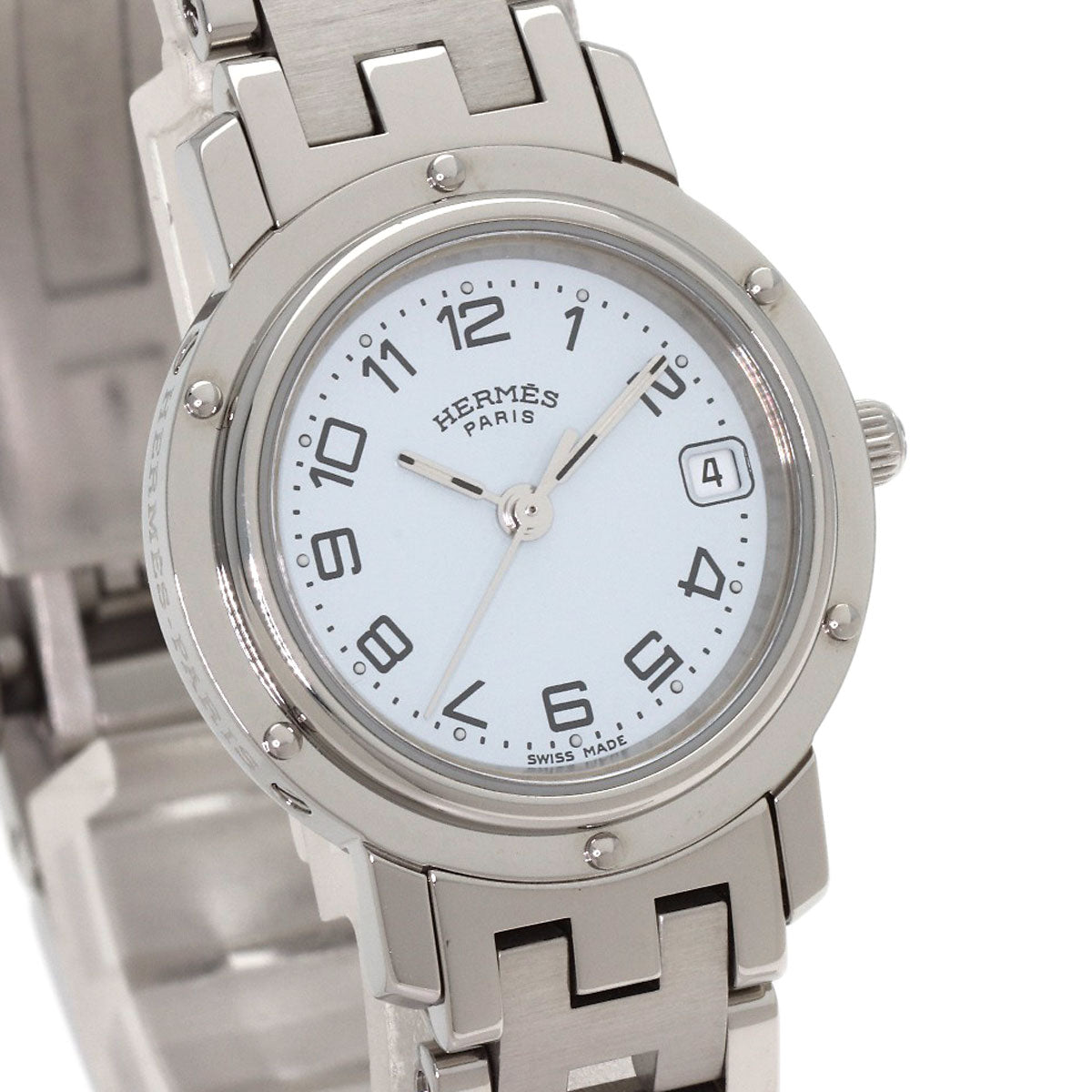 HERMES Clipper Watches CL4.210 Stainless Steel/Stainless Steel Ladies