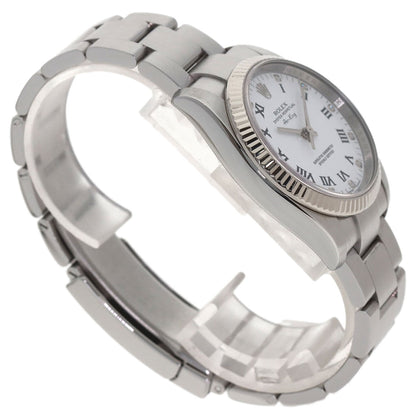 ROLEX Air King 11P Diamond Watches 114234G Stainless Steel/Stainless Steel mens