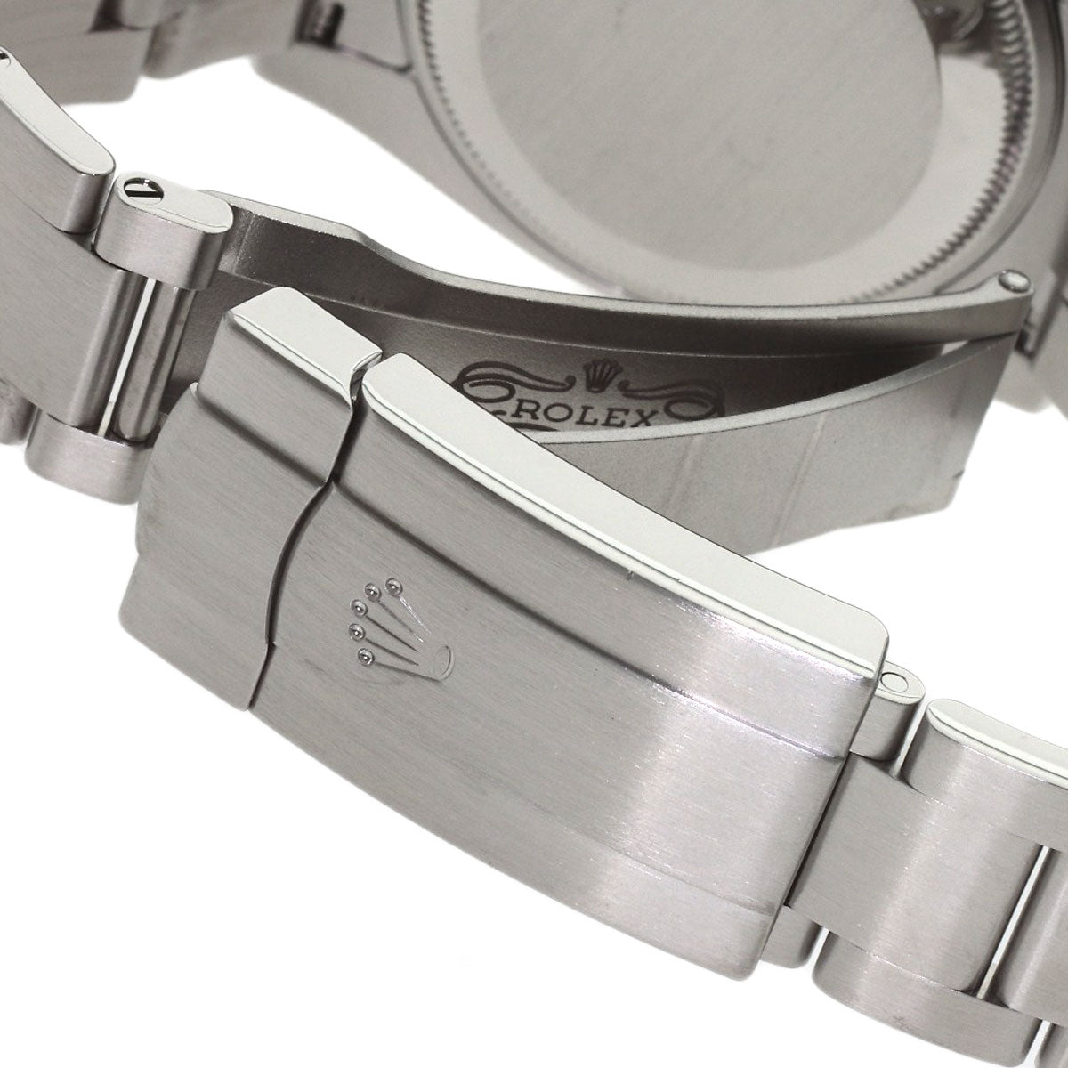 ROLEX Air King 11P Diamond Watches 114234G Stainless Steel/Stainless Steel mens