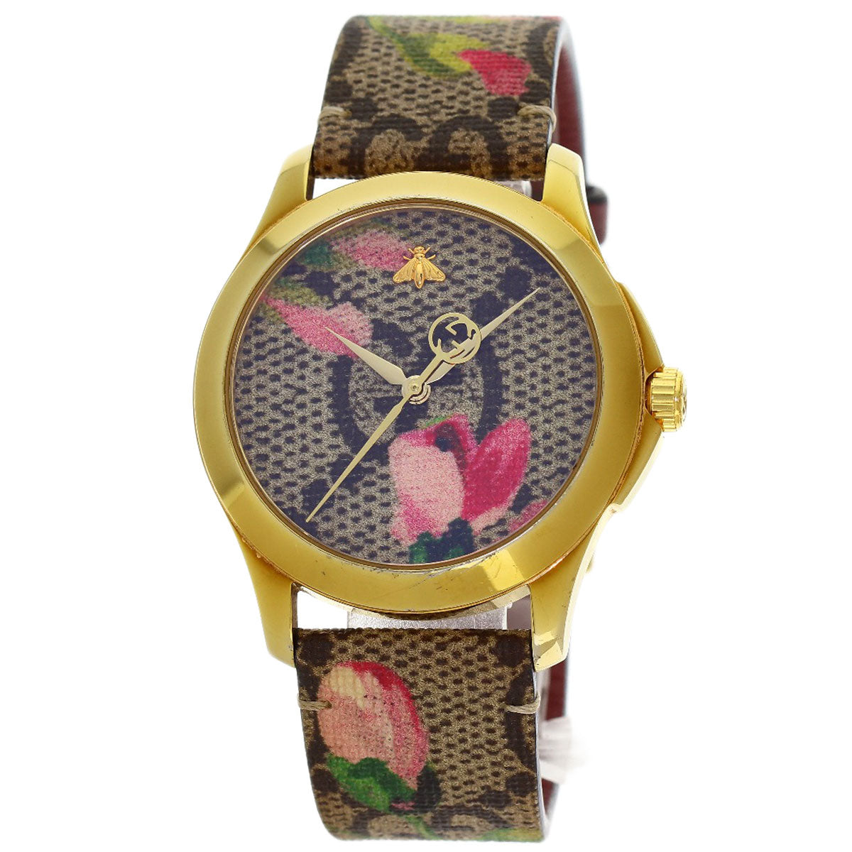 GUCCI G timeless Watches YA1264038 Stainless Steel/Leather Boys