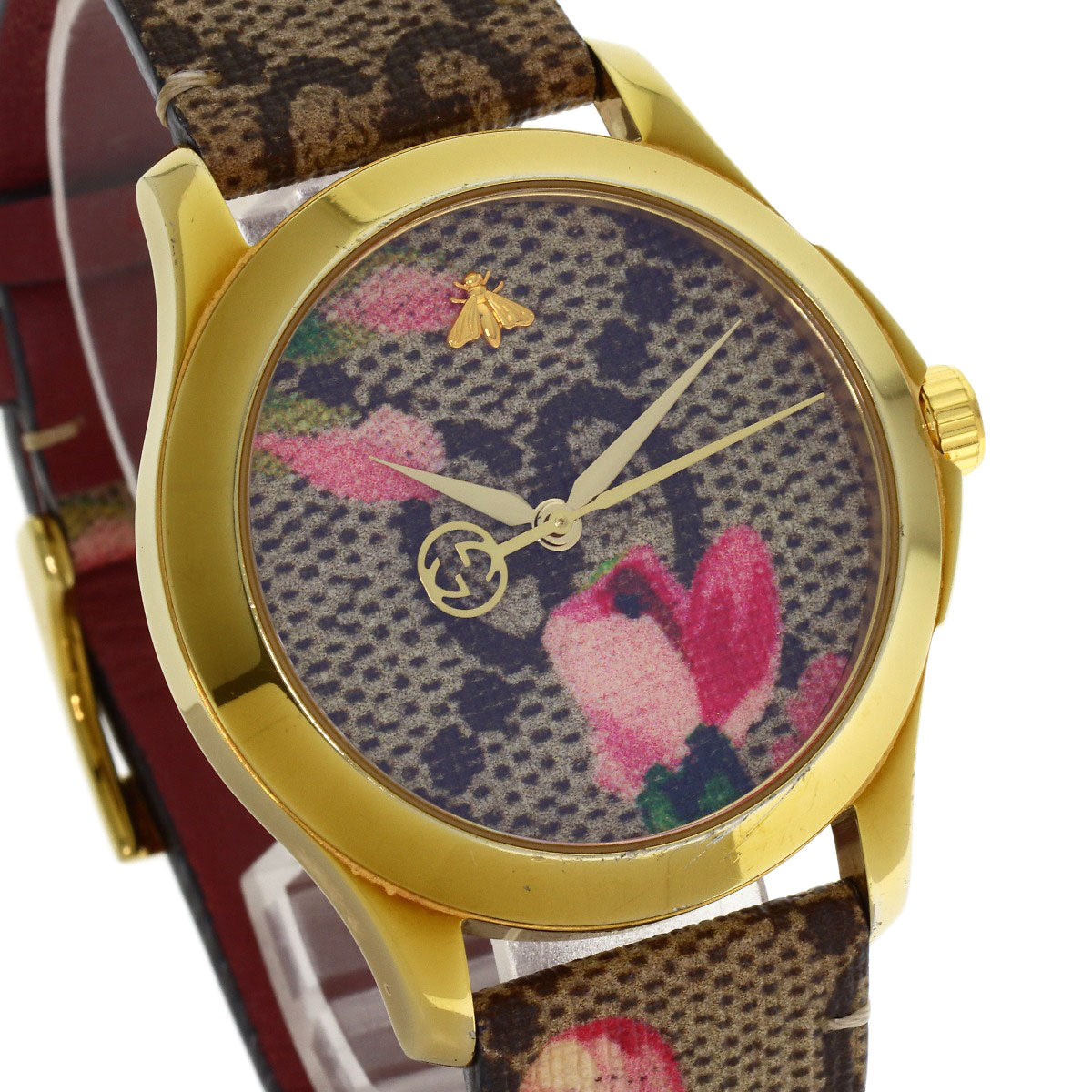 GUCCI G timeless Watches YA1264038 Stainless Steel/Leather Boys