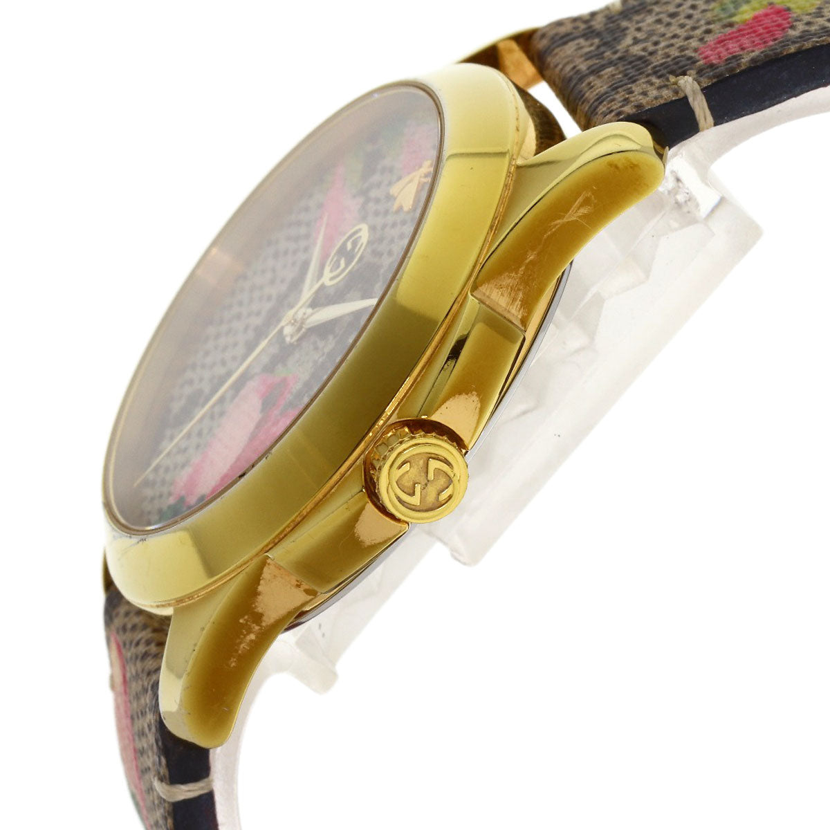 GUCCI G timeless Watches YA1264038 Stainless Steel/Leather Boys