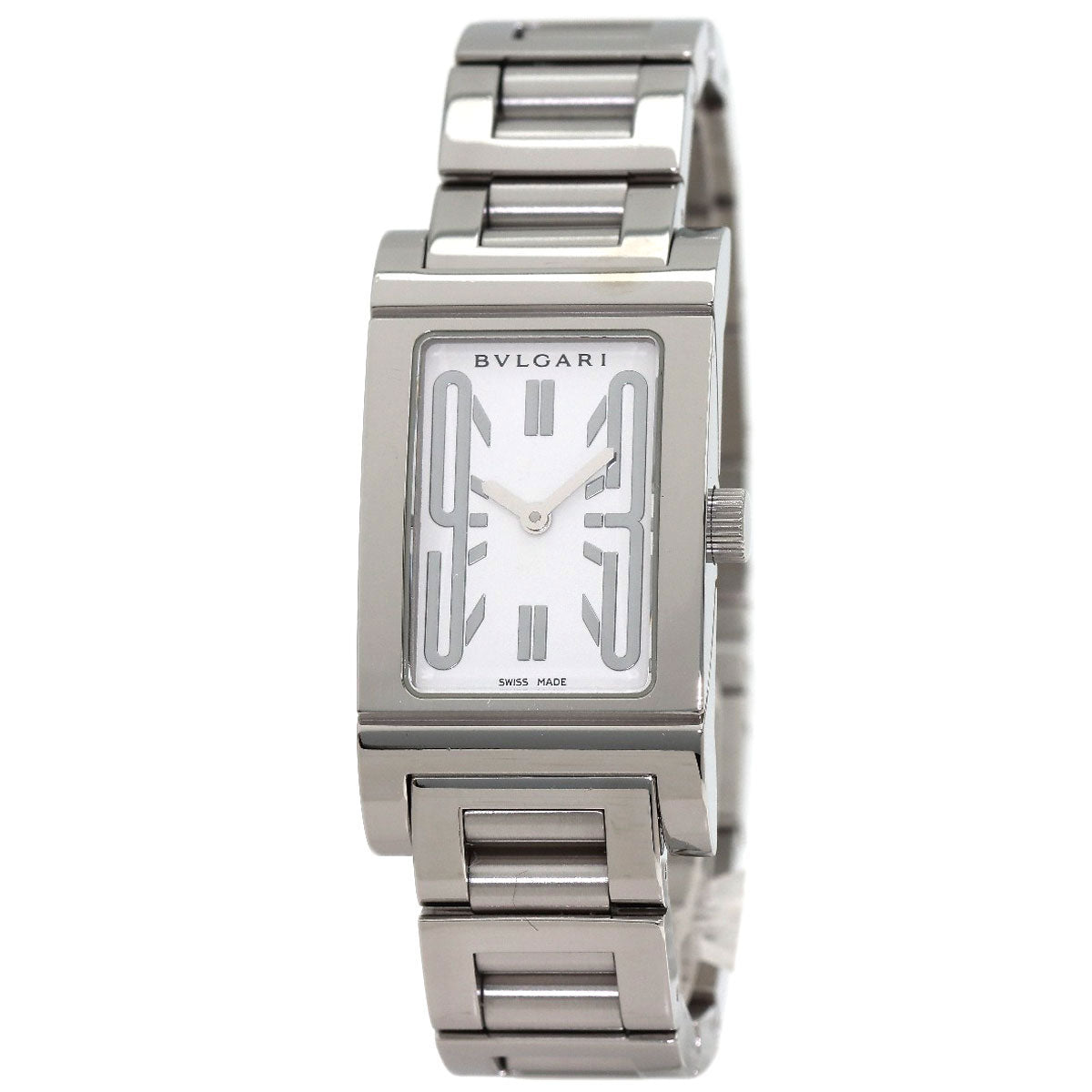 BVLGARI Rettangoro Watches RT39S Stainless Steel/Stainless Steel Ladies