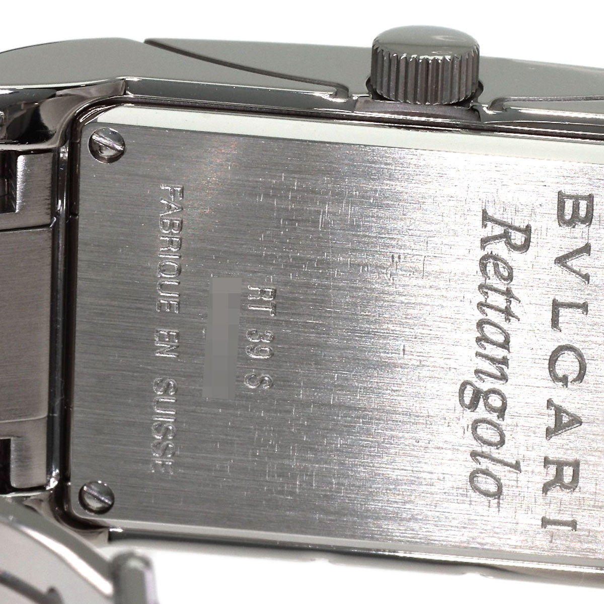 BVLGARI Rettangoro Watches RT39S Stainless Steel/Stainless Steel Ladies
