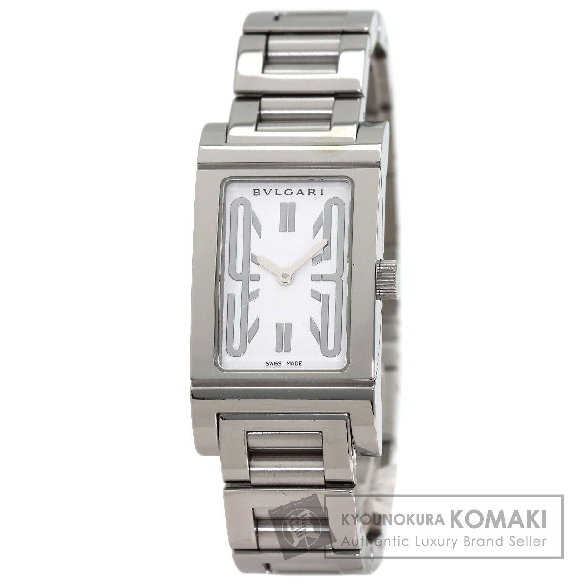 BVLGARI Rettangoro Watches RT39S Stainless Steel/Stainless Steel Ladies
