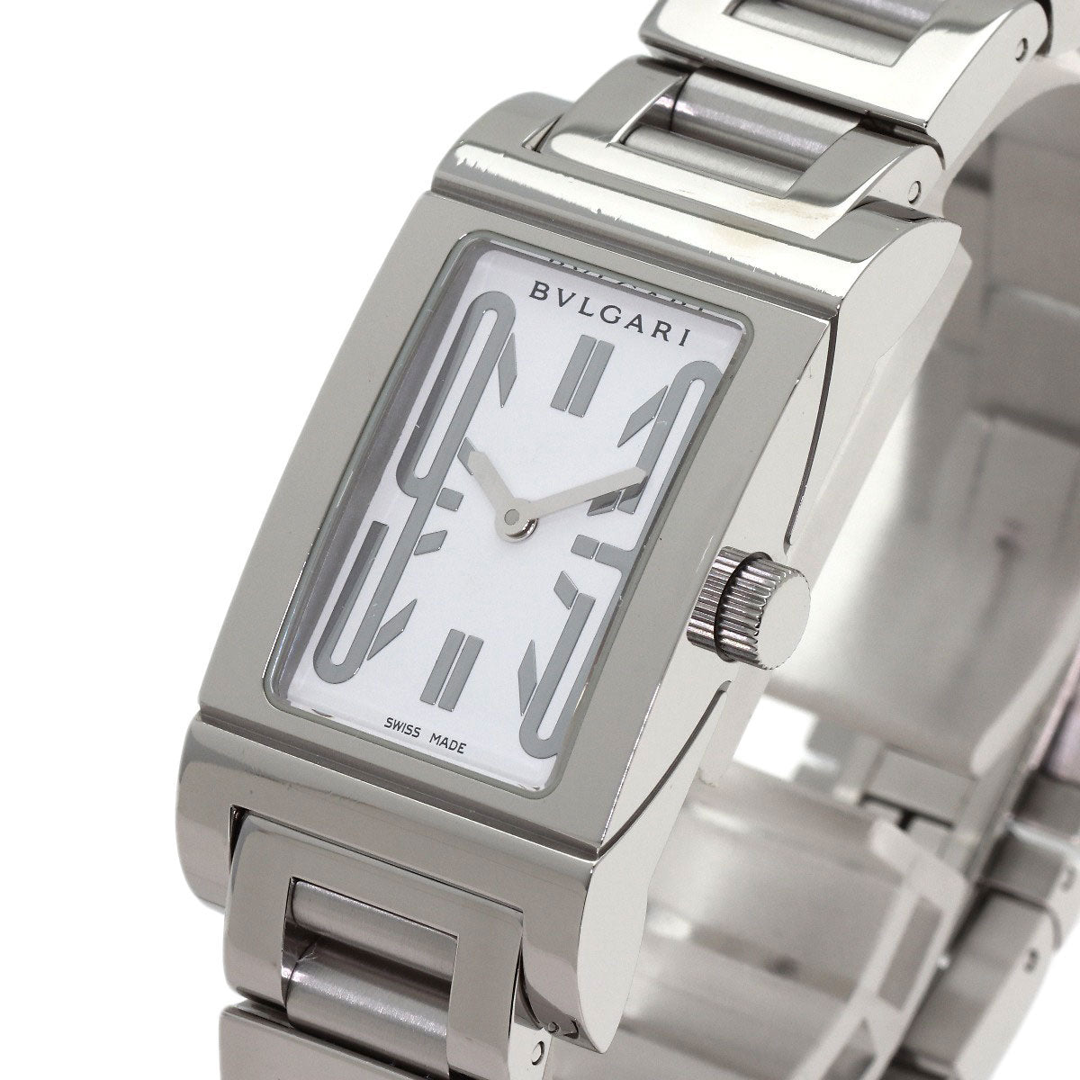 BVLGARI Rettangoro Watches RT39S Stainless Steel/Stainless Steel Ladies
