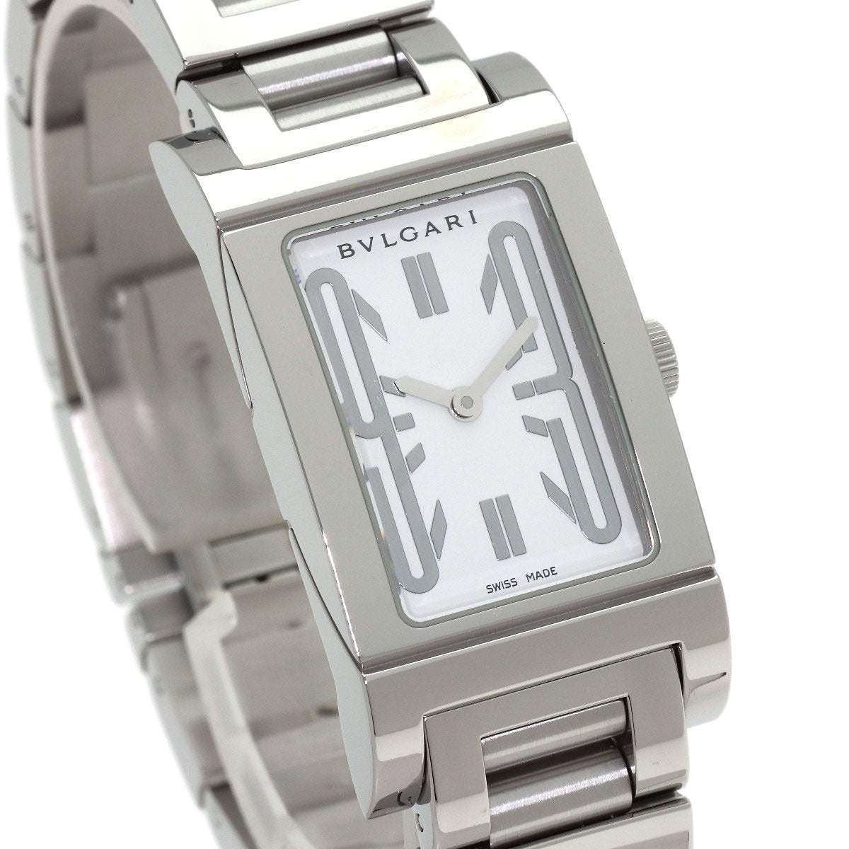 BVLGARI Rettangoro Watches RT39S Stainless Steel/Stainless Steel Ladies