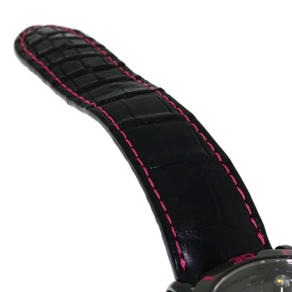 Chopard Happy Sports Mystery Pink Limited Edition of 100 pieces Diamond Watches 288515-9013 Ceramic/Leather mens