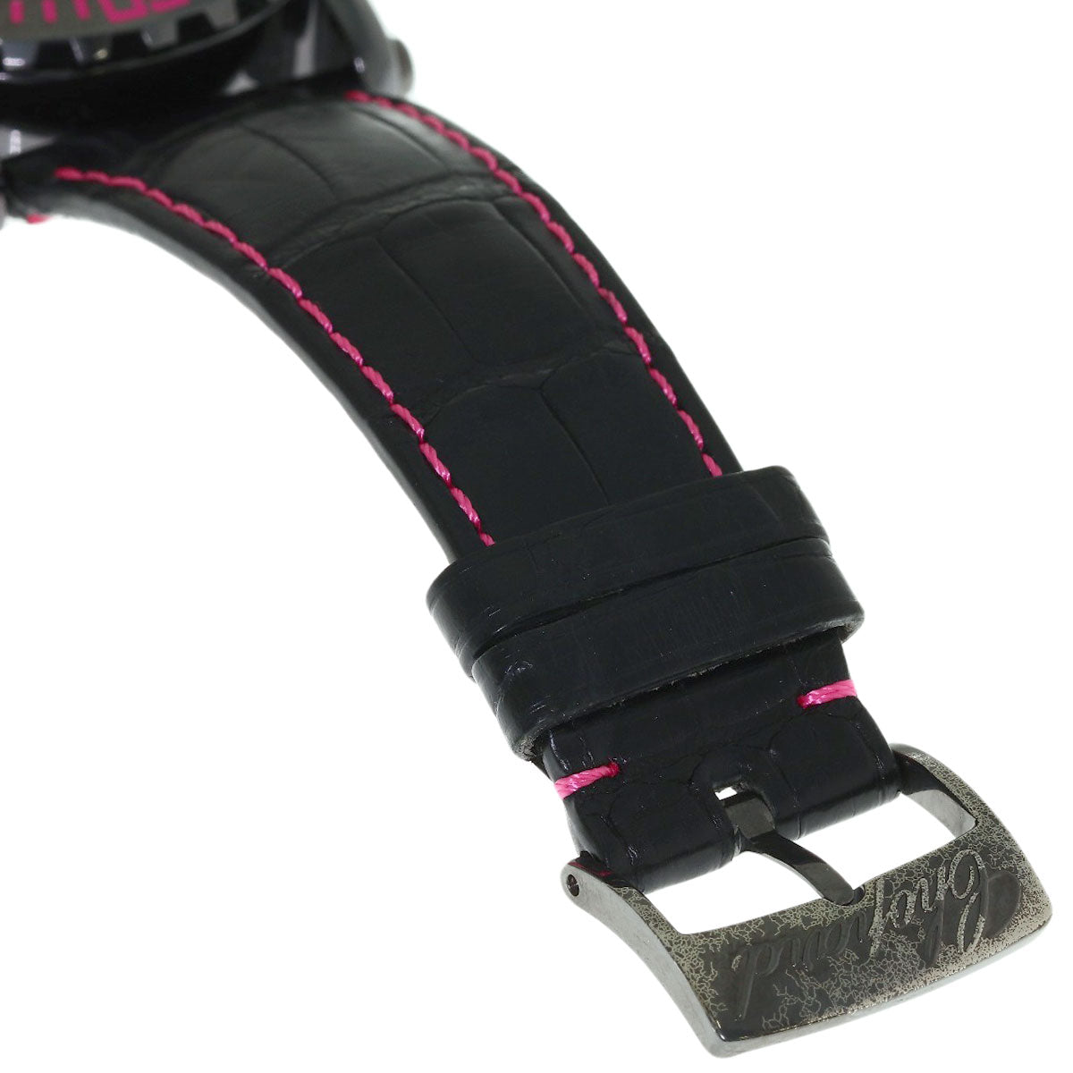 Chopard Happy Sports Mystery Pink Limited Edition of 100 pieces Diamond Watches 288515-9013 Ceramic/Leather mens