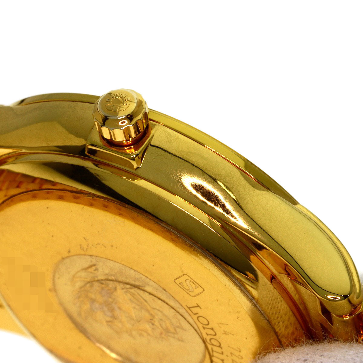 LONGINES Perpetual Carrender Watches L4.722.4 Gold Plated/Gold Plated mens
