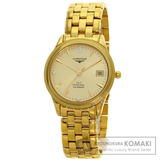 LONGINES Perpetual Carrender Watches L4.722.4 Gold Plated/Gold Plated mens