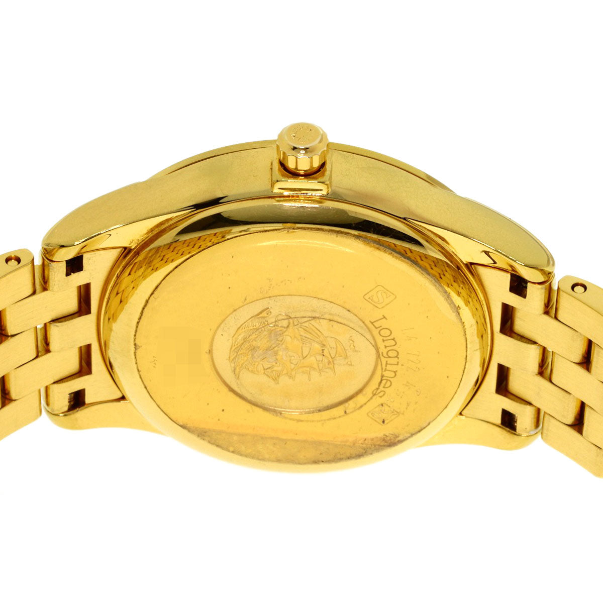 LONGINES Perpetual Carrender Watches L4.722.4 Gold Plated/Gold Plated mens