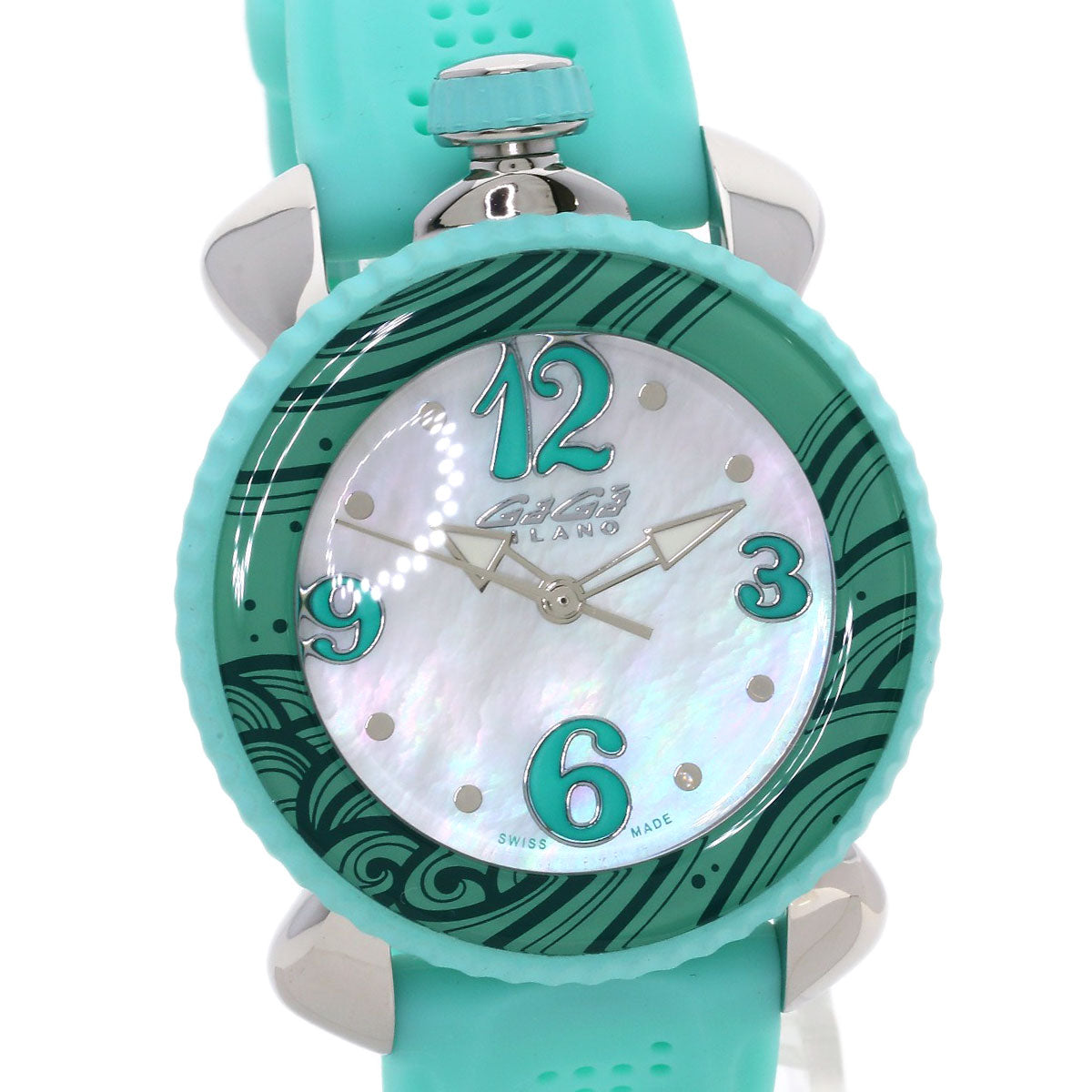 Gaga Milano Lady sports Watches 7020 Stainless Steel/Rubber Ladies