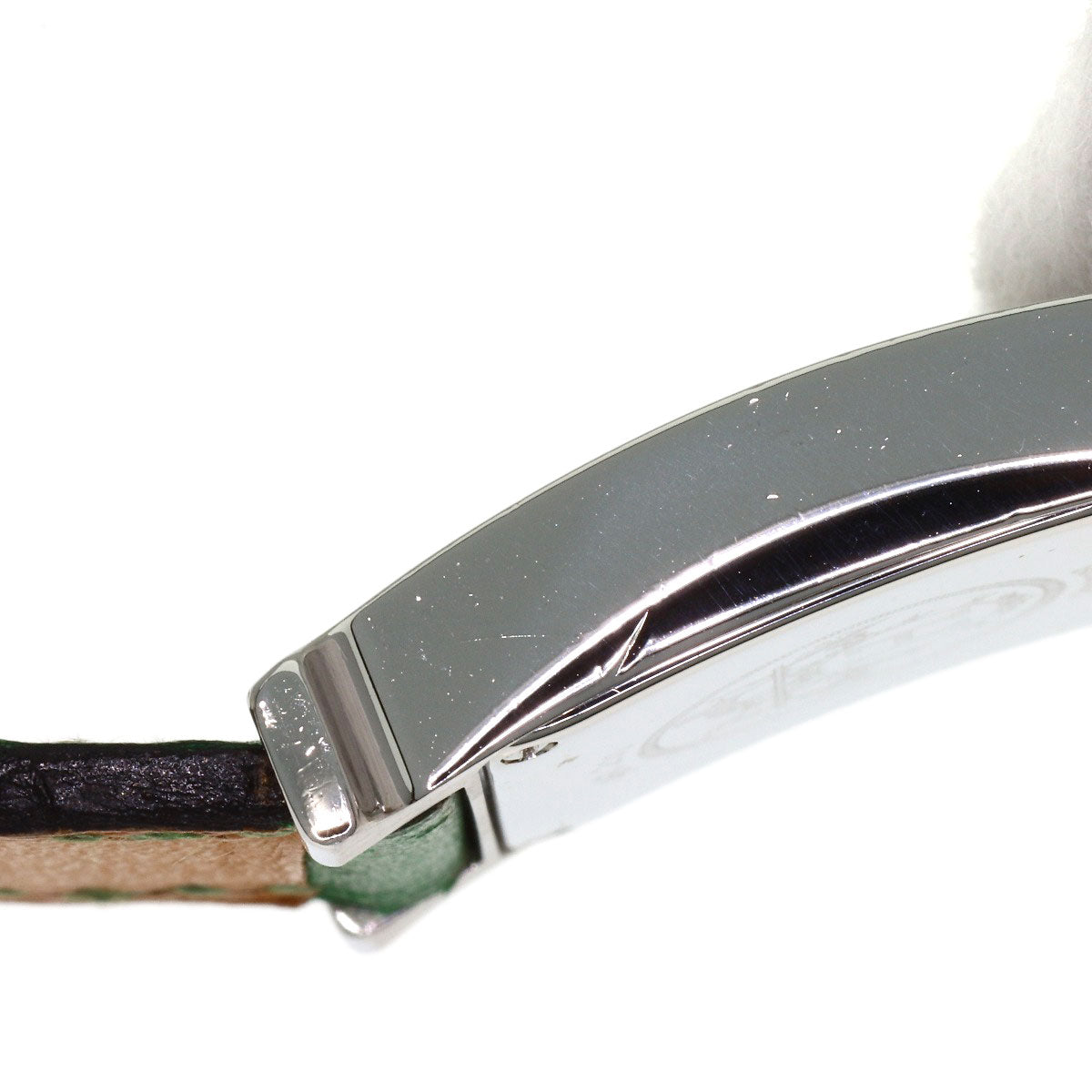 HERMES H watch Watches HH1.210 Stainless Steel/Leather Ladies