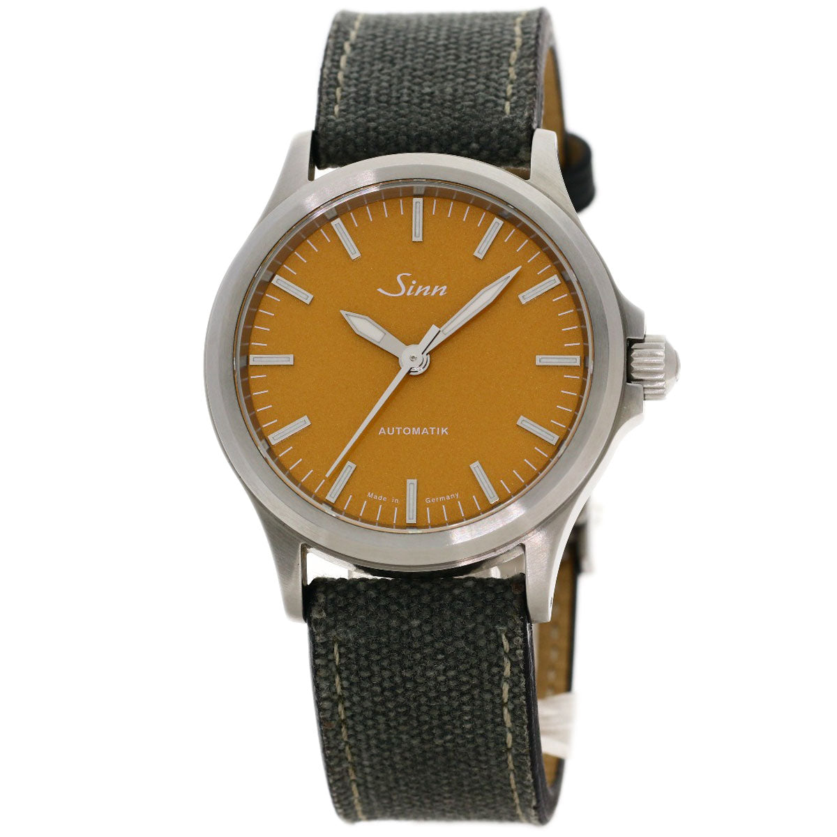 Sinn Pilot's Watch Citrin Yellow - Limited Edition of 400 Pieces Worldwide Watches 556.CY Stainless Steel/CanvasLeather mens